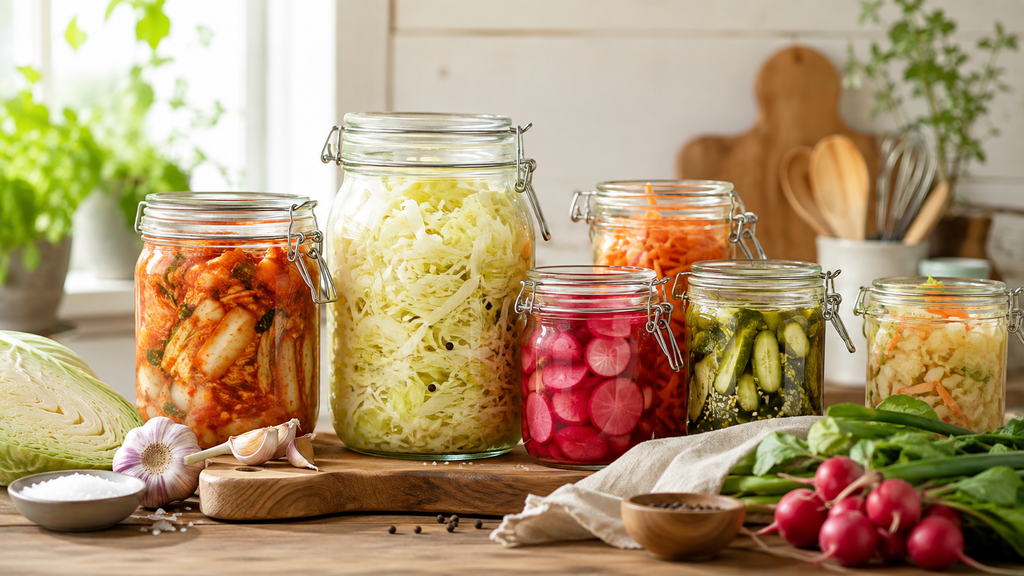 Fermentieren leicht gemacht: Sauerkraut, Kimchi & Co.