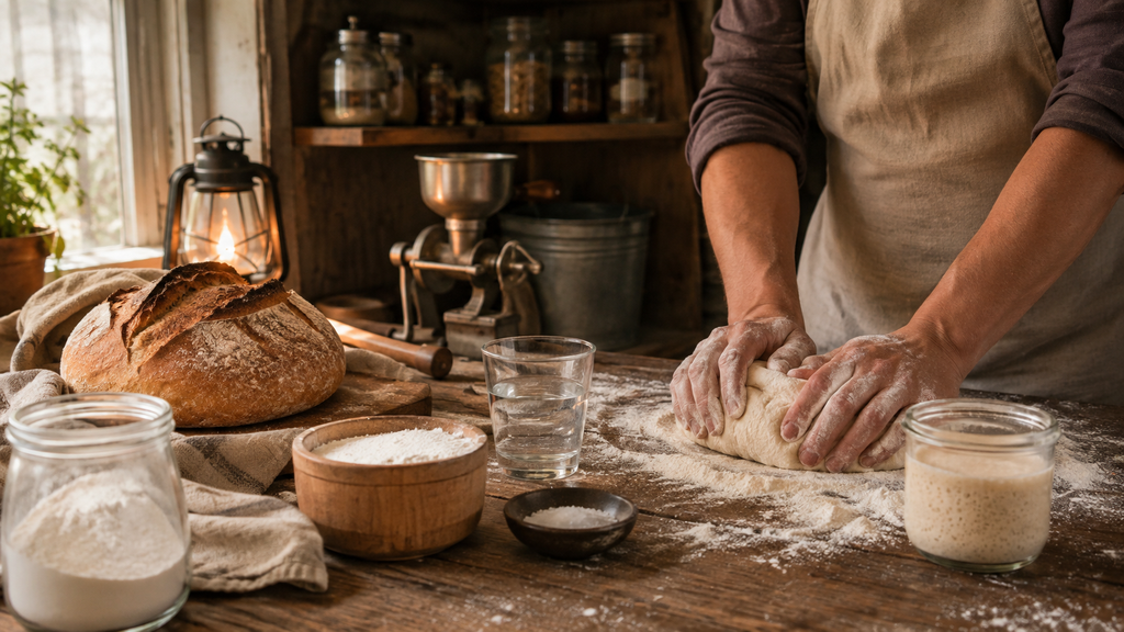 Brot backen ohne Backmischung in der Krise
